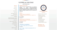 Desktop Screenshot of ludwigvandam.nl